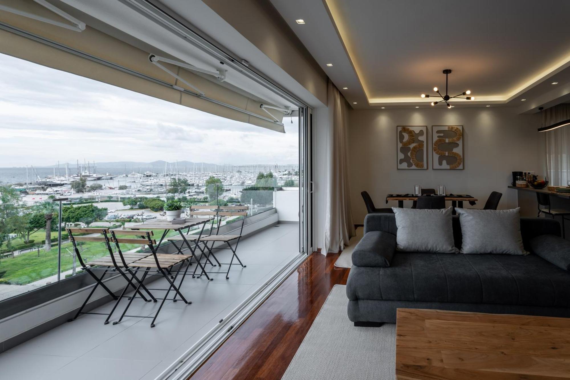 Sesilia Sea View Apartment Афины Экстерьер фото